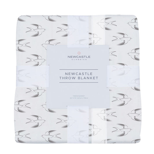 Sparrows Bamboo Muslin Throw Blanket